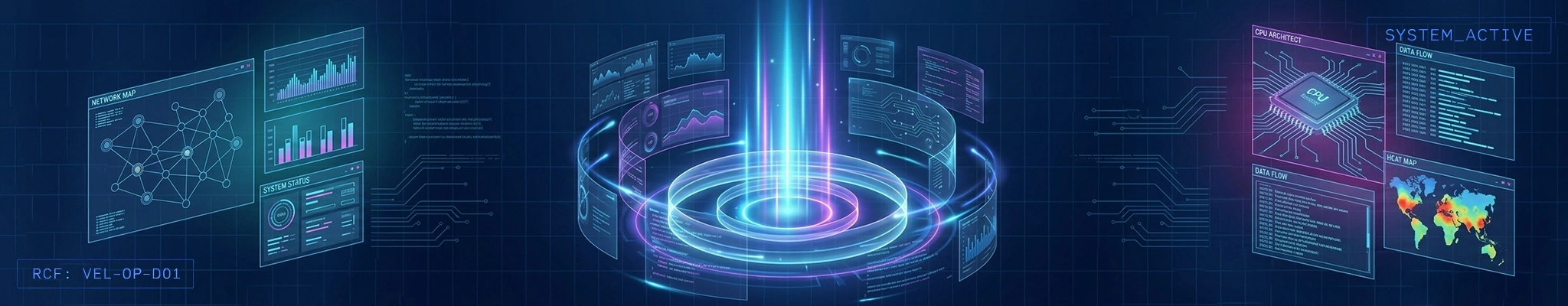 Veloryn Operator model — tablet view